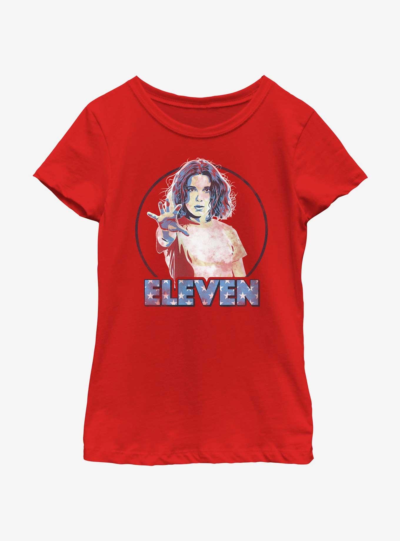 Stranger Things Tonal Eleven Youth Girls T-Shirt, , hi-res