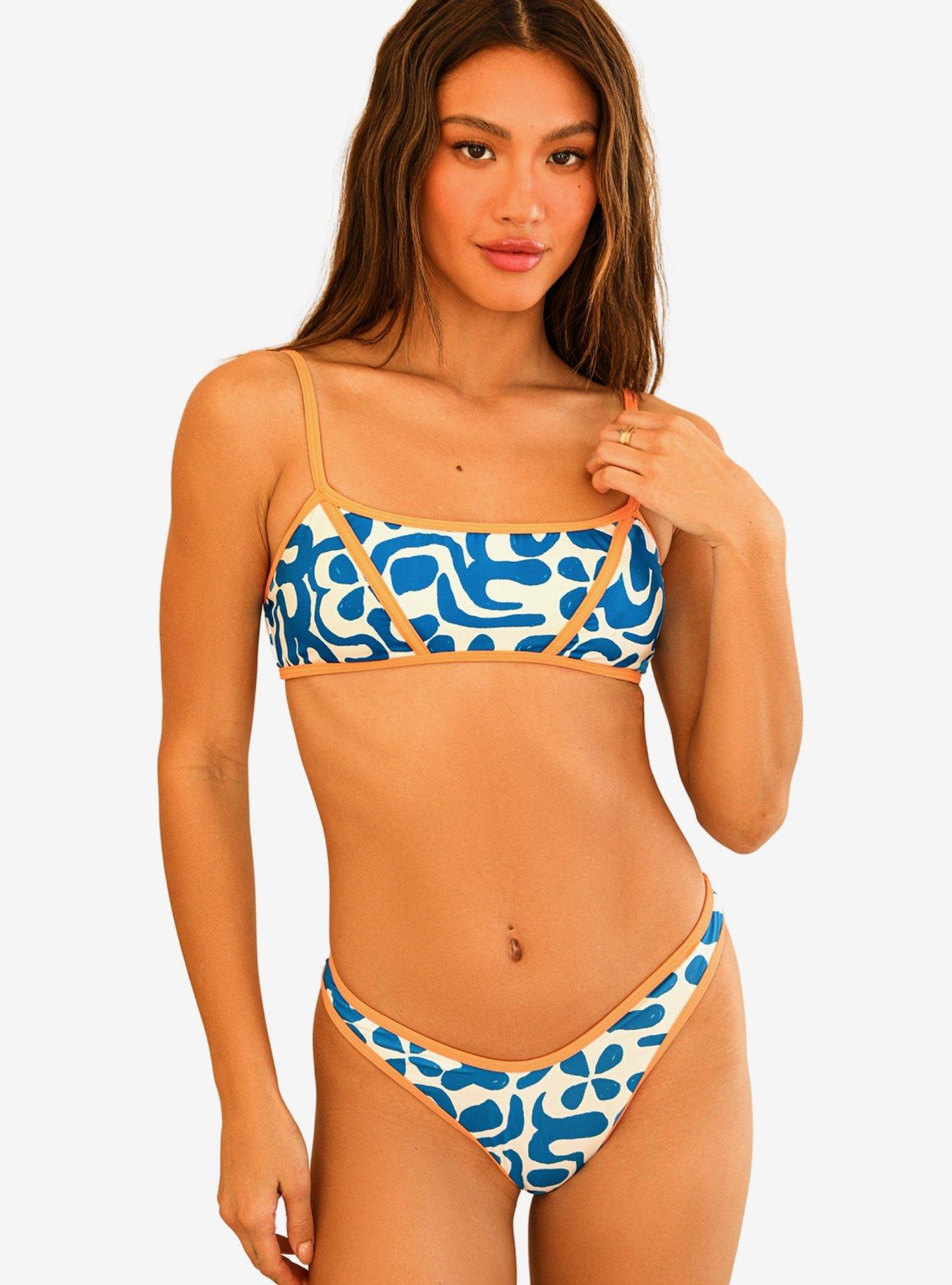 Dippin' Daisy's Do Lab Swim Top Echo Blue, , hi-res