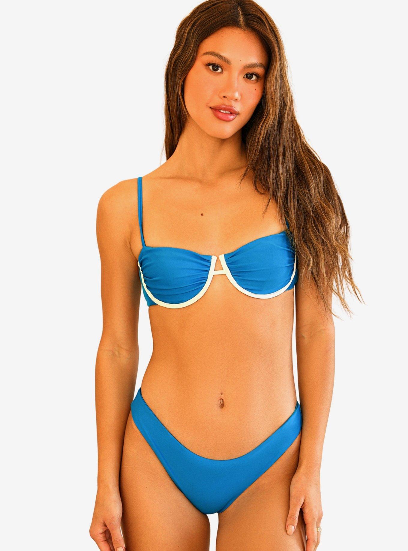 Dippin' Daisy's Starlight Swim Top Royal Blue, BLUE, hi-res