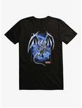 Yu-Gi-Oh! Blue-Eyes White Dragon Extra Soft T-Shirt, BLACK, hi-res