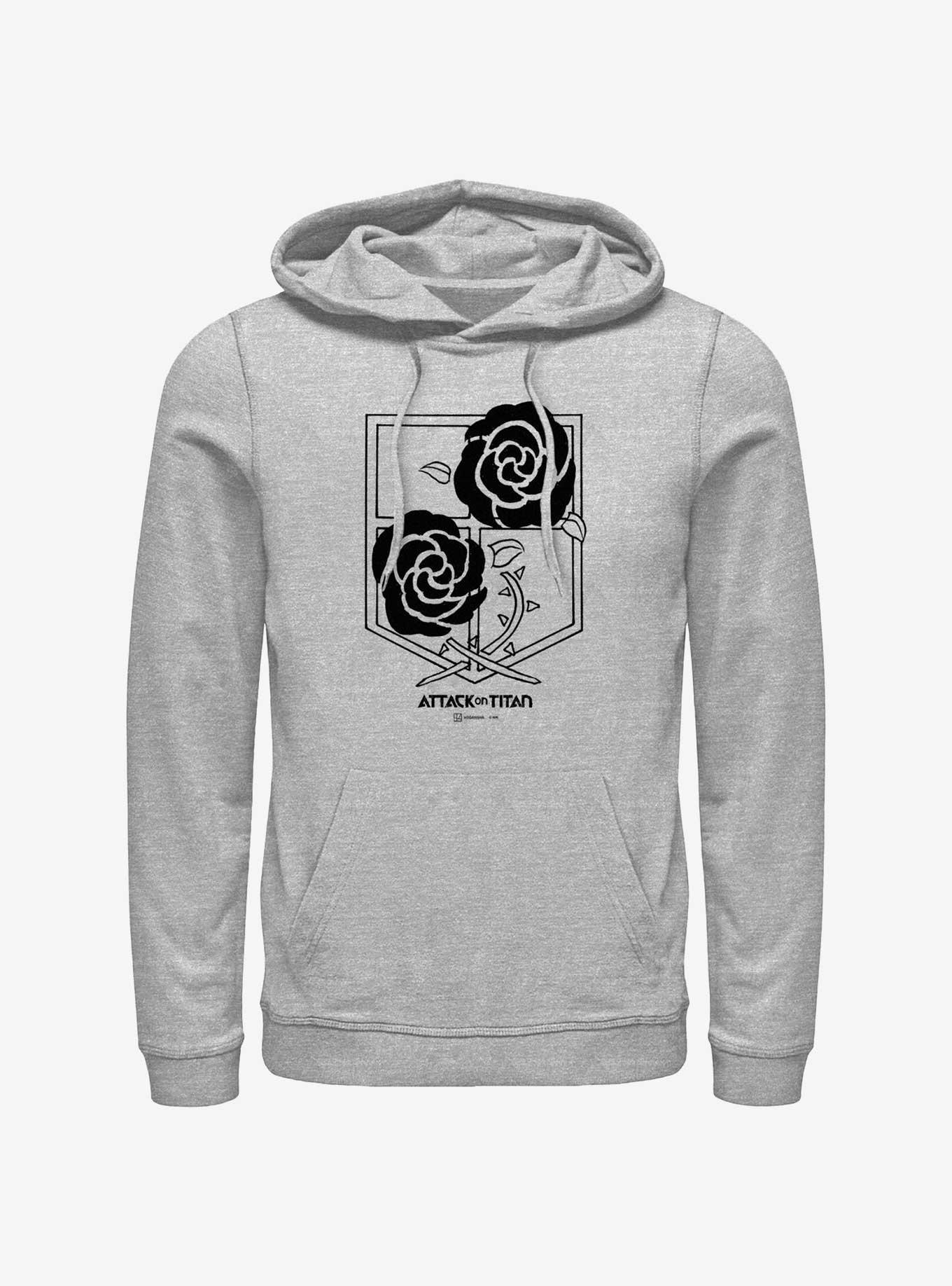 Attack On Titan Garrison Regiment Title Logo Hoodie 