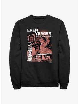 Attack On Titan Eren Yeager Collage Sweatshirt, , hi-res