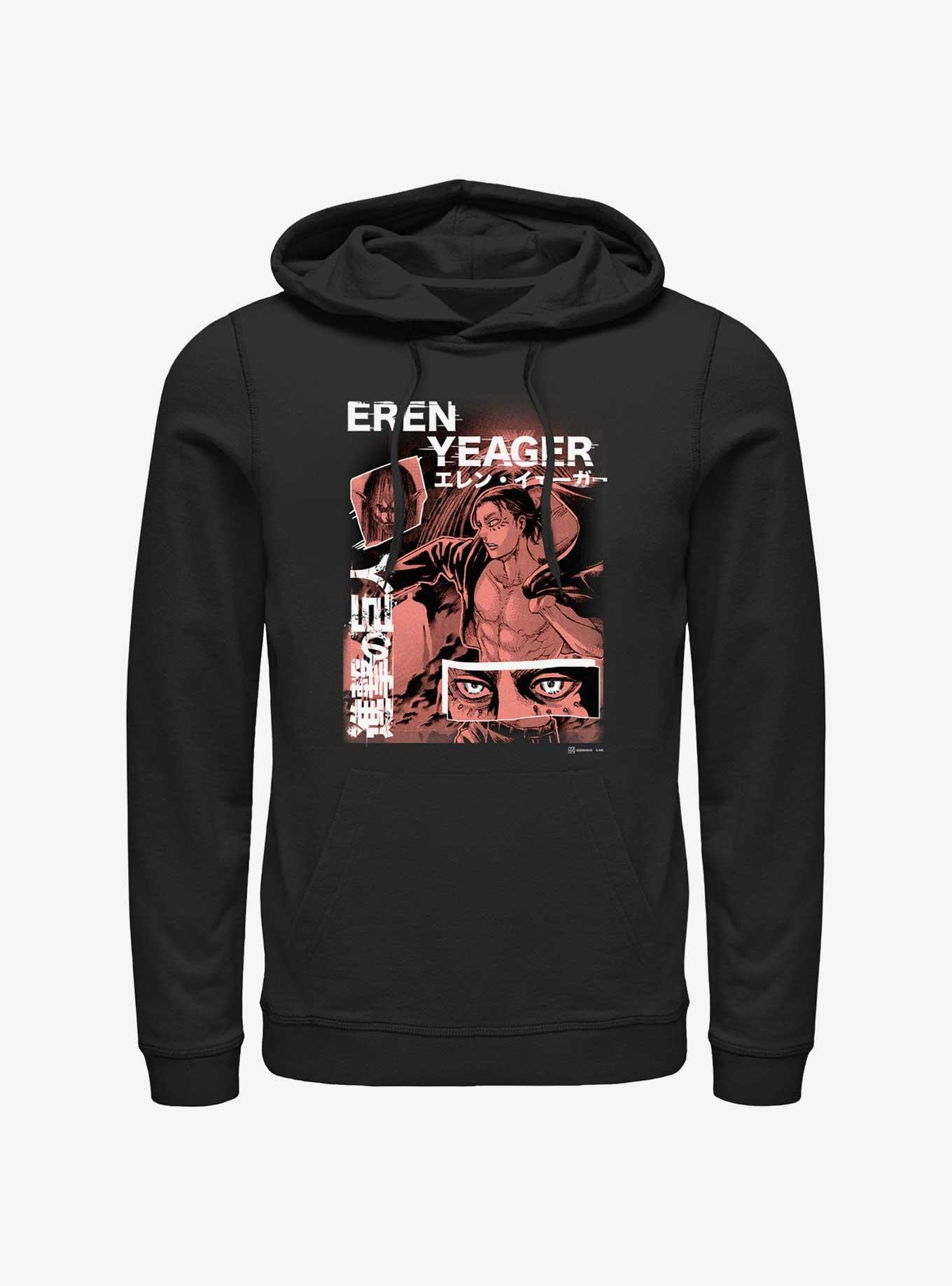 Attack On Titan Eren Yeager Collage Hoodie