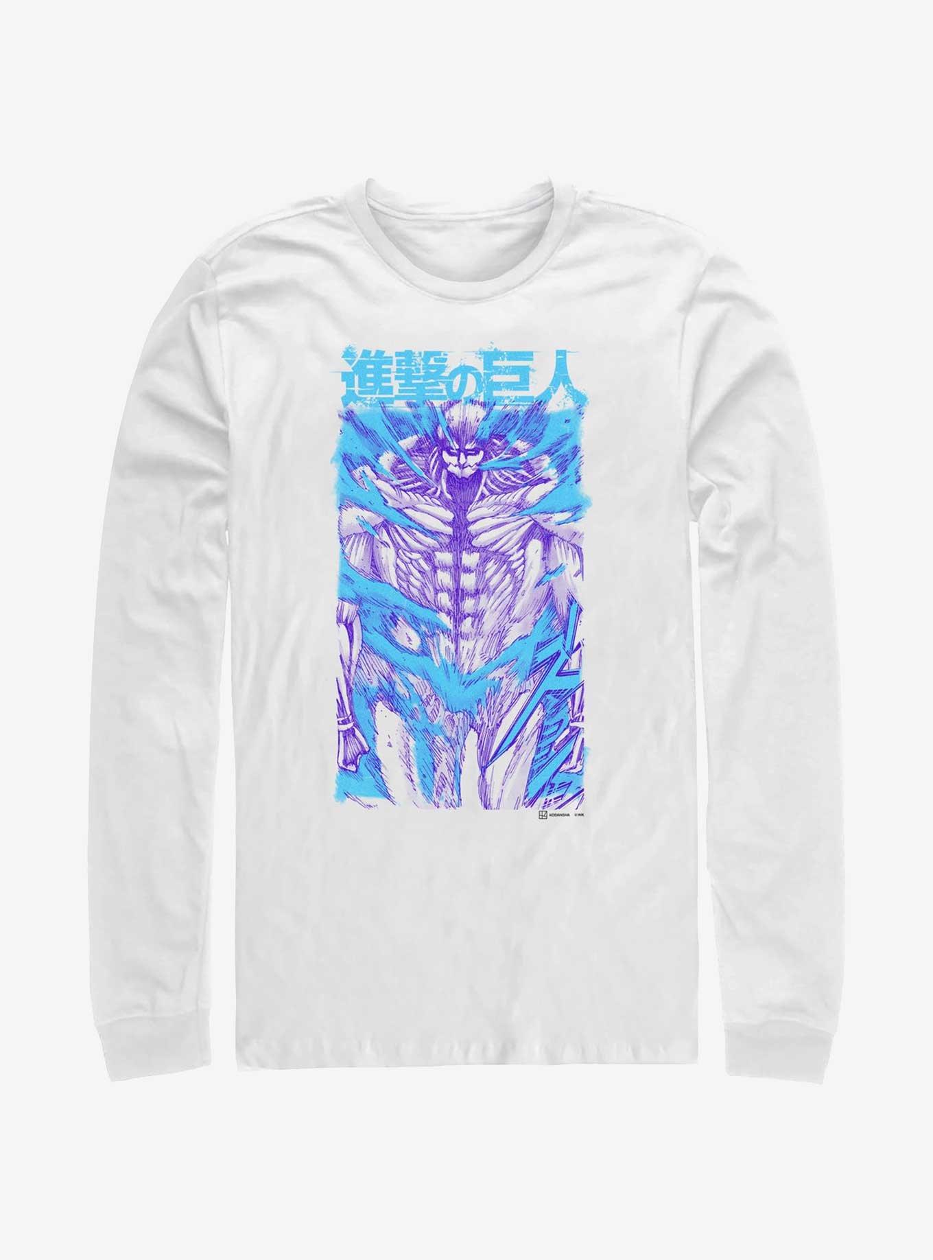 Attack On Titan Armored Titan Overlay Long-Sleeve T-Shirt, , hi-res