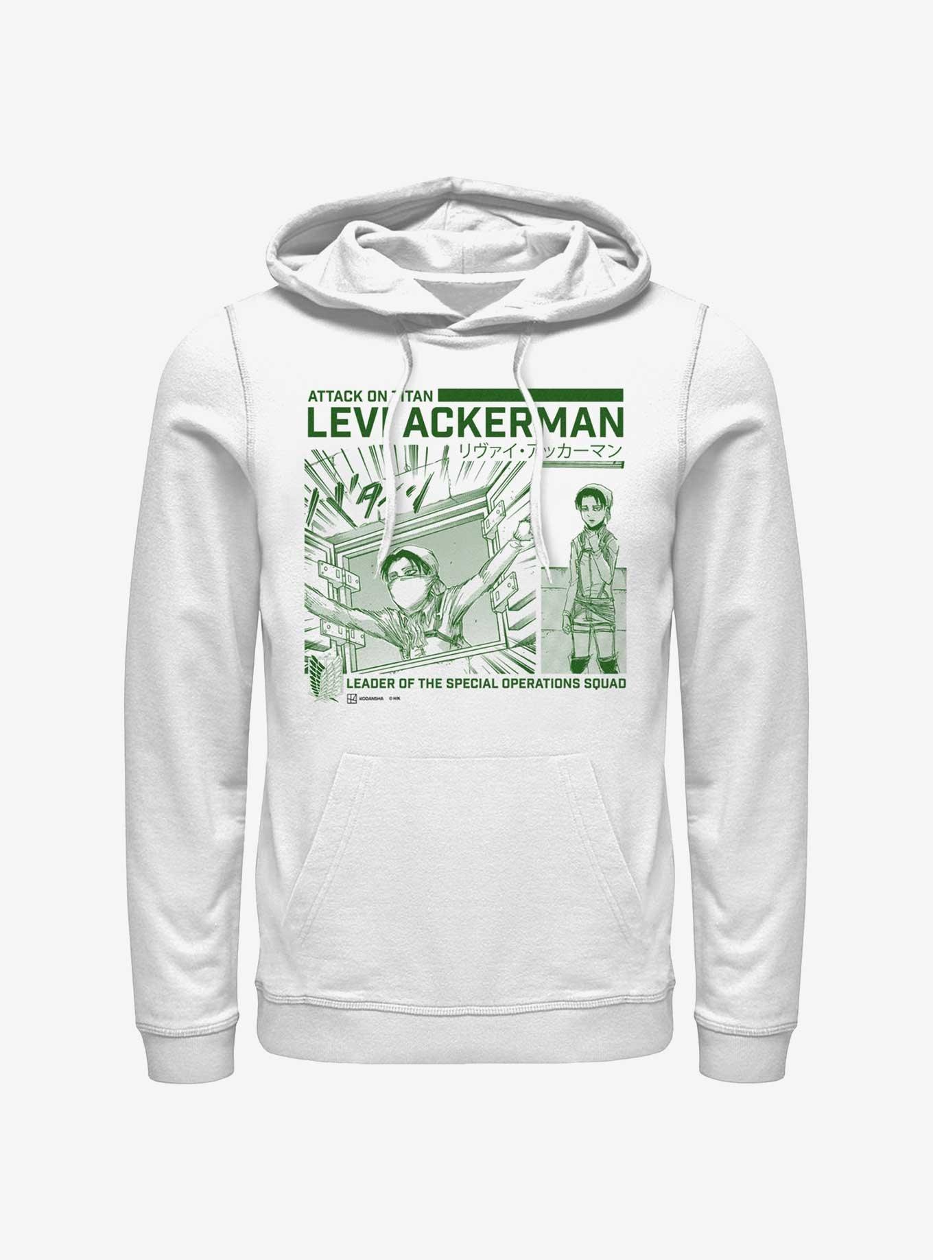 Attack On Titan Special Operations Squad Levi Ackerman Hoodie, , hi-res