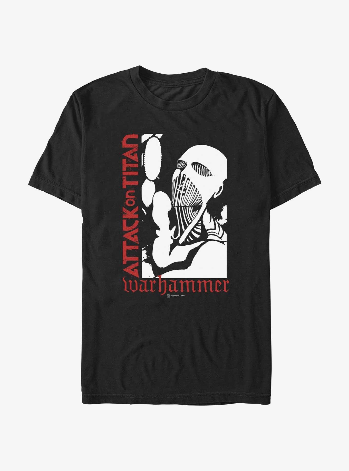 Attack On Titan War Hammer Titan T-Shirt, BLACK, hi-res