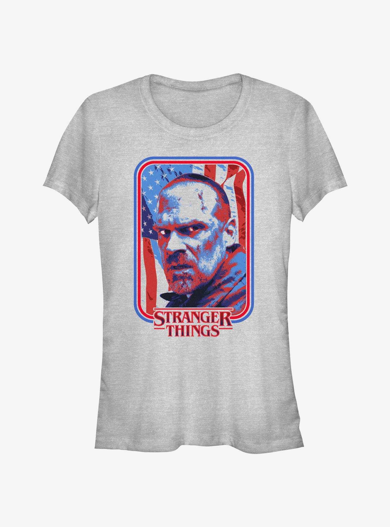Stranger Things Hopper American In Russia Girls T-Shirt, , hi-res