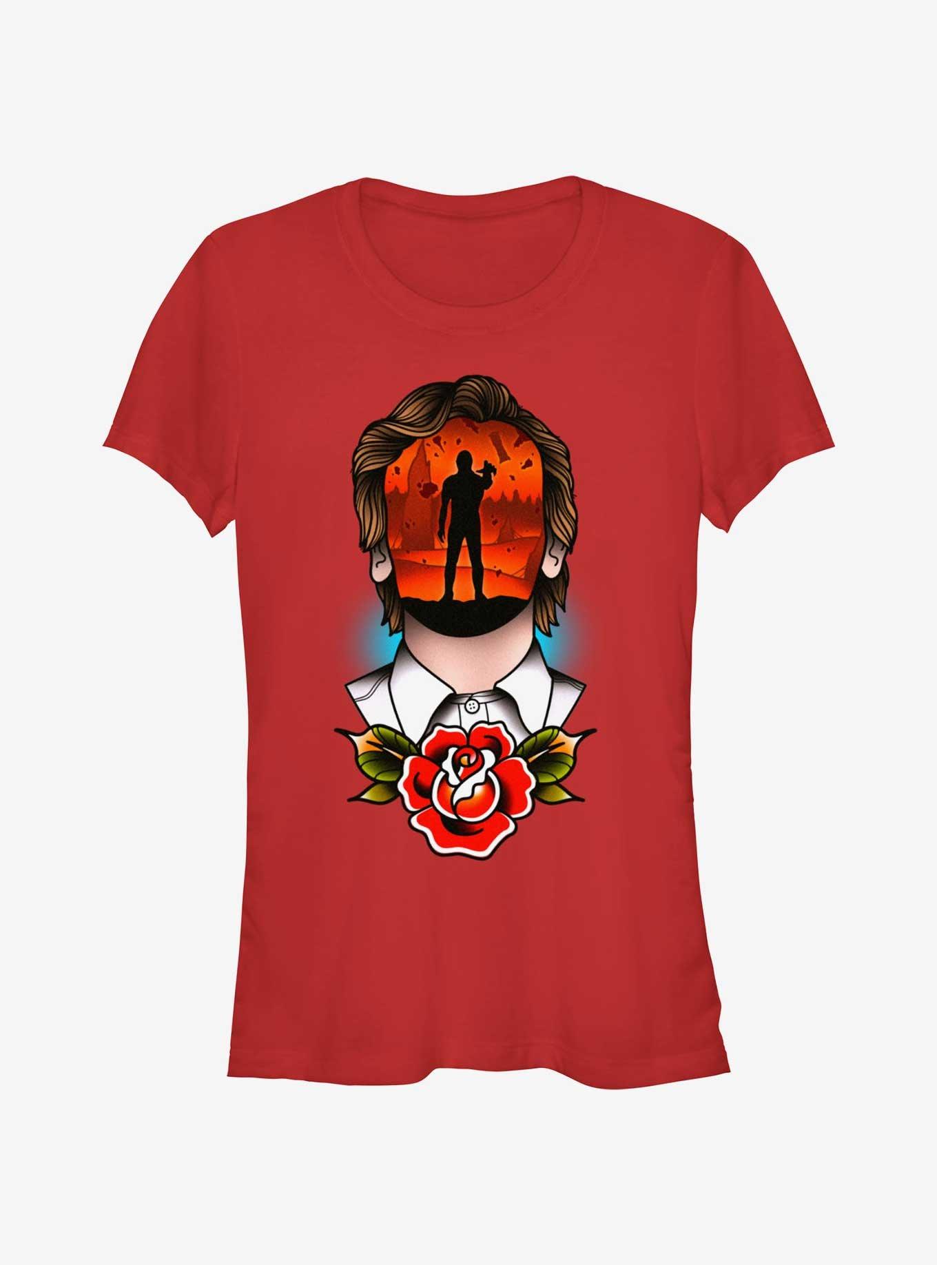 Stranger Things Tattoo Vecna Girls T-Shirt, RED, hi-res