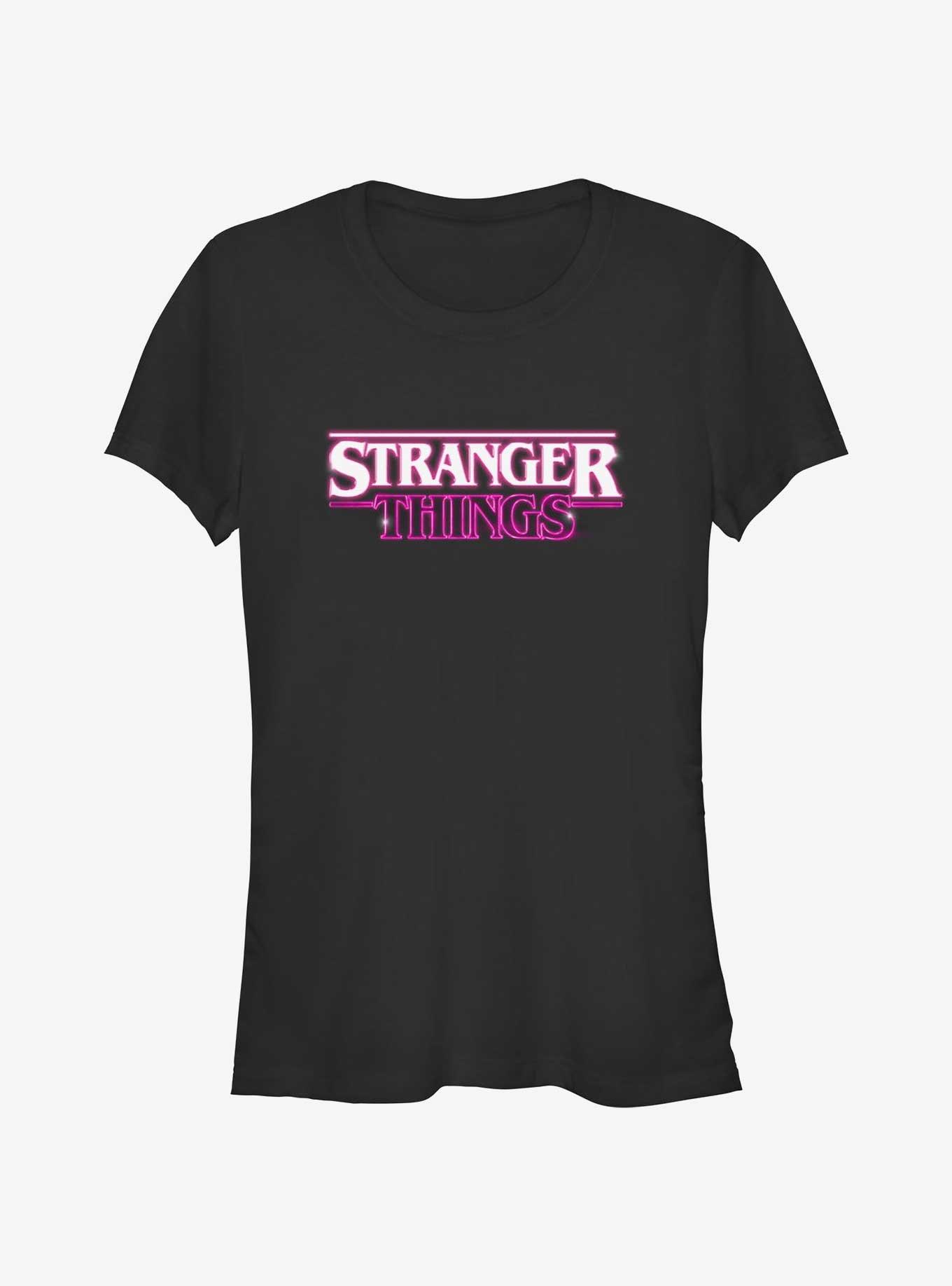 Stranger Things Logo Retro Girls T-Shirt, , hi-res