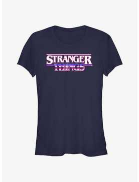 Stranger Things Metallic Logo Girls T-Shirt, , hi-res