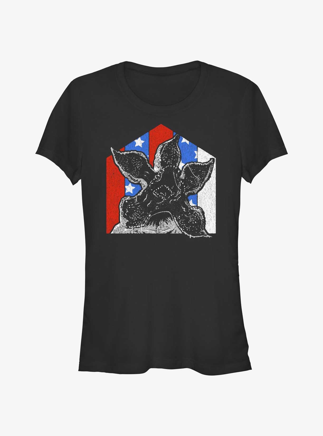 Stranger Things Demogorgon Badge Girls T-Shirt, , hi-res