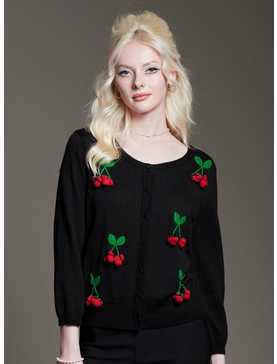 Her Universe Disney Minnie Mouse Knit Cherry Cardigan Her Universe Exclusive, , hi-res