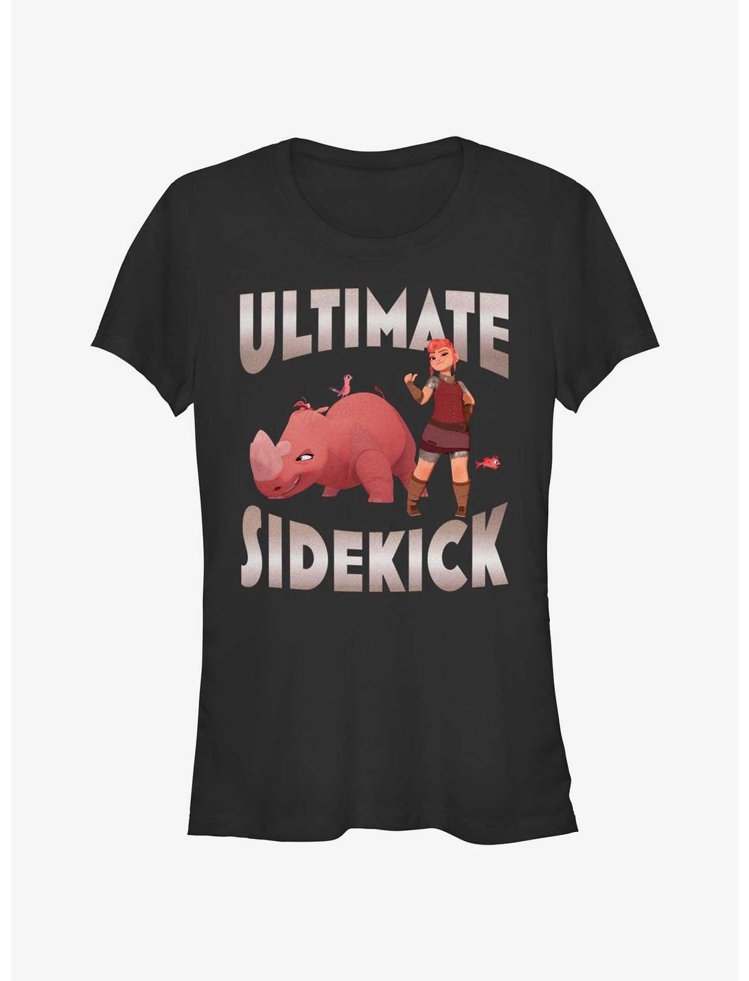 Nimona Ultimate Sidekick Girls T-Shirt, BLACK, hi-res