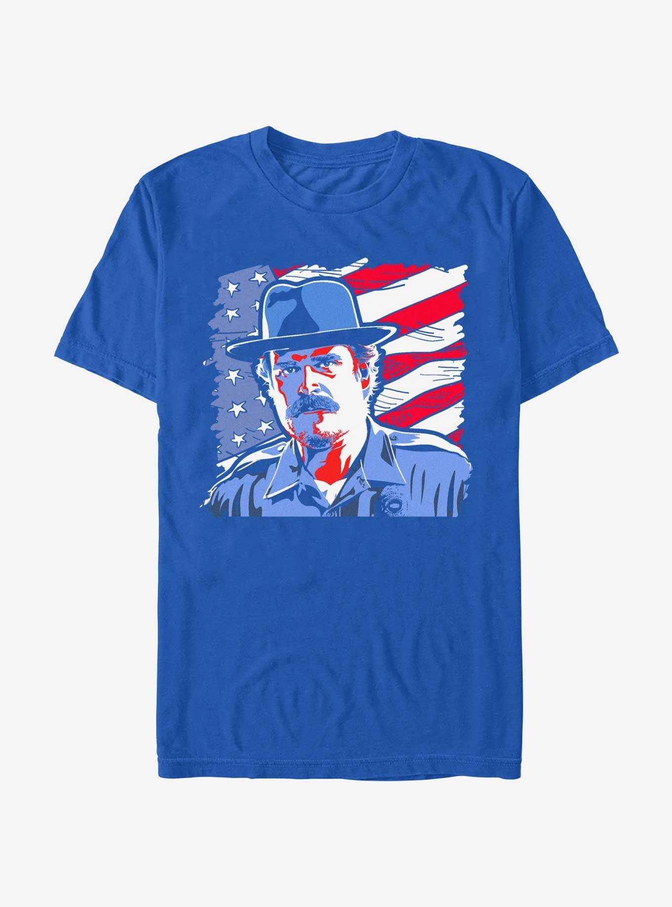 Stranger Things American Pride Hopper T-Shirt, , hi-res