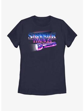 Stranger Things Retro Flashlight Logo Womens T-Shirt, , hi-res