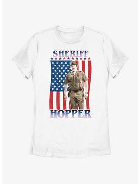 Stranger Things Sheriff Hopper On The 4Th Womens T-Shirt, , hi-res