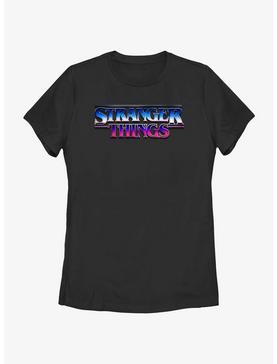 Stranger Things Metallic Logo Womens T-Shirt, , hi-res