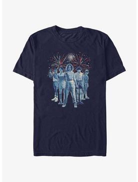 Stranger Things Group Fireworks T-Shirt, , hi-res