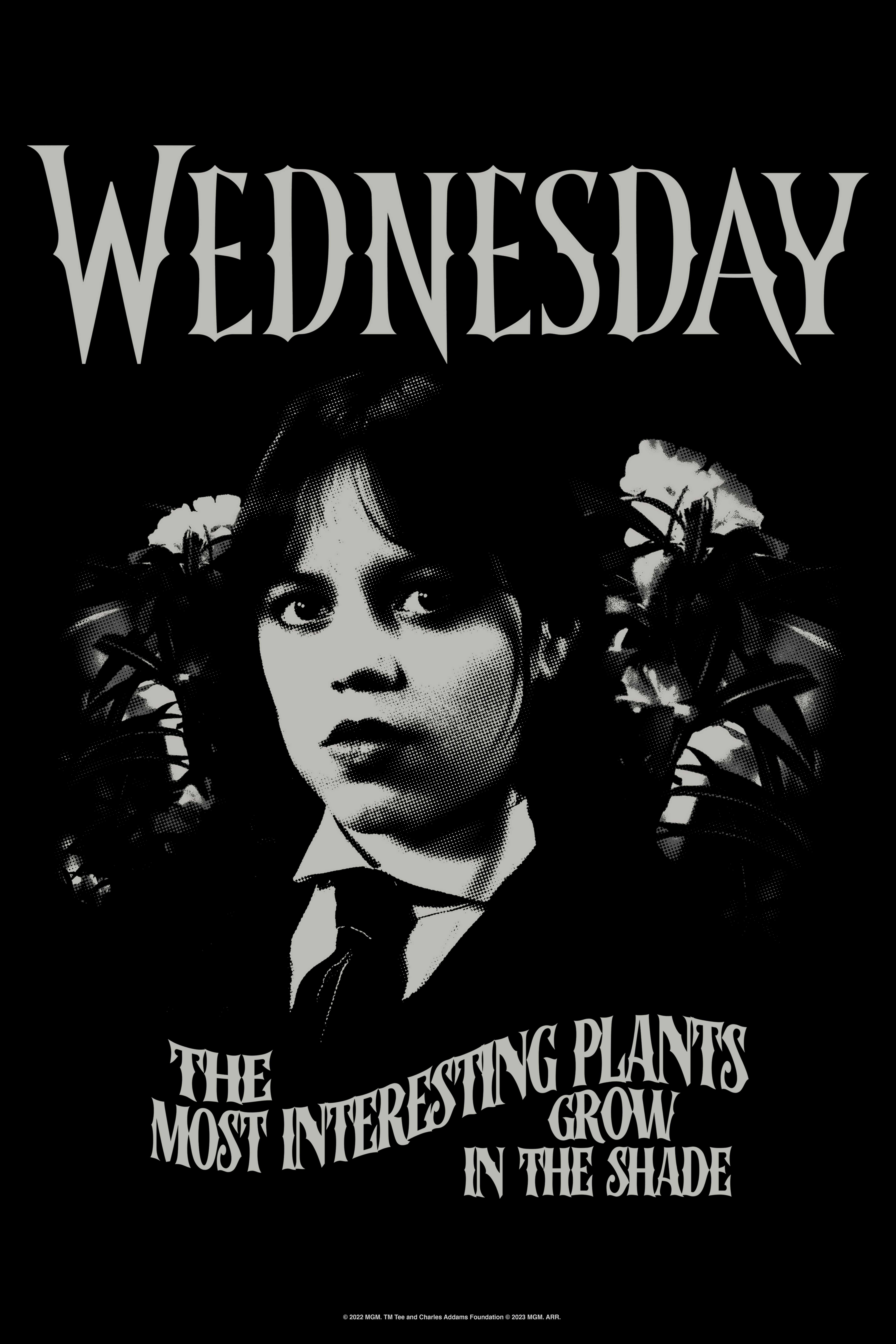 Wednesday The Most Interesting Plants Grow In The Shade Poster, , hi-res
