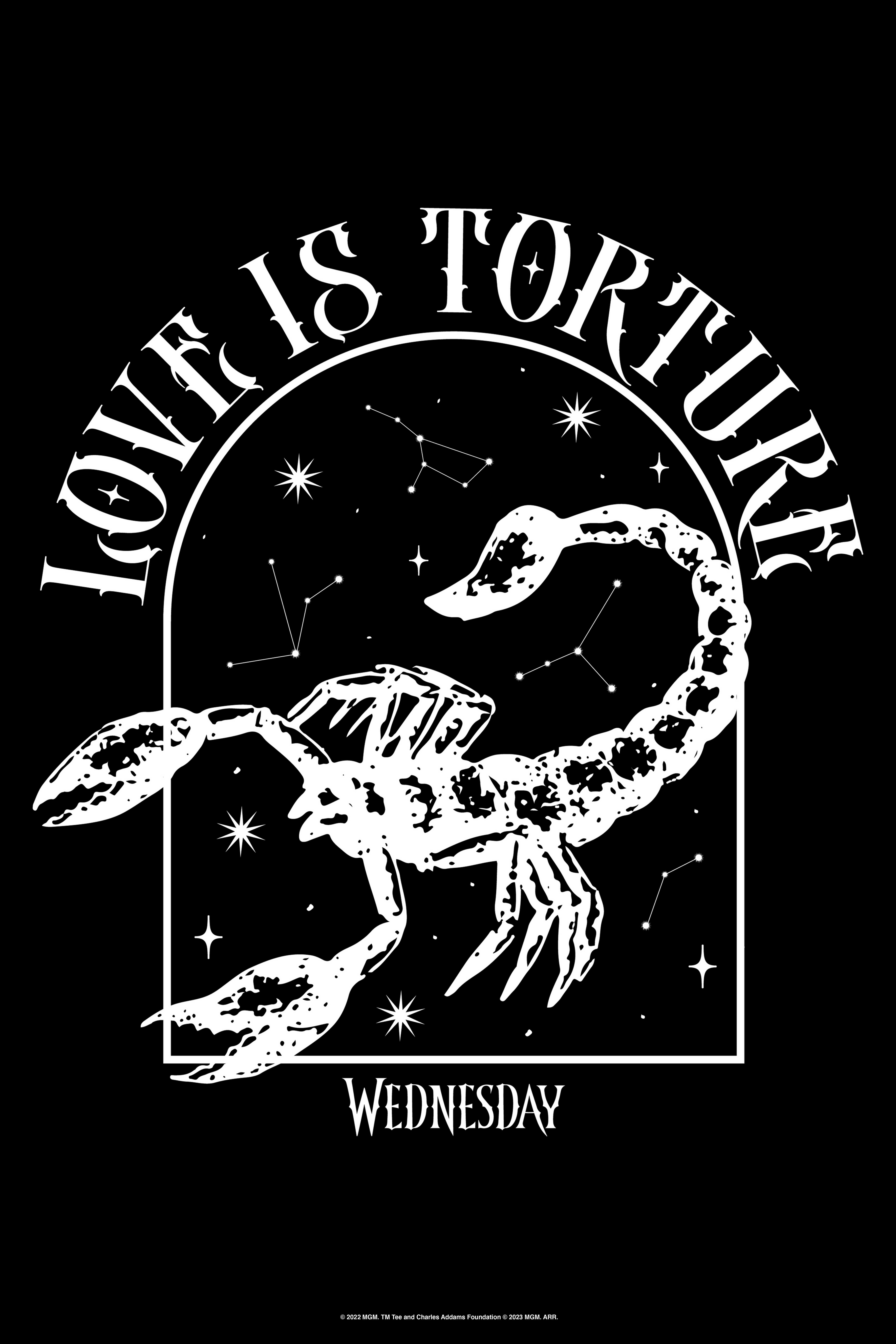 Wednesday Love Is Torture Scorpion Poster, , hi-res
