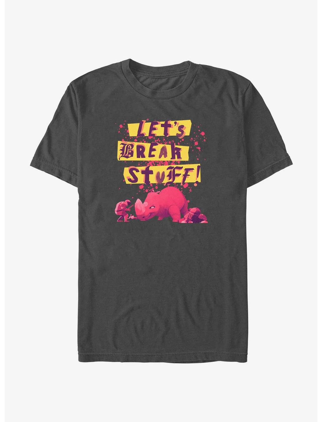 Nimona Break Stuff T-Shirt, CHARCOAL, hi-res