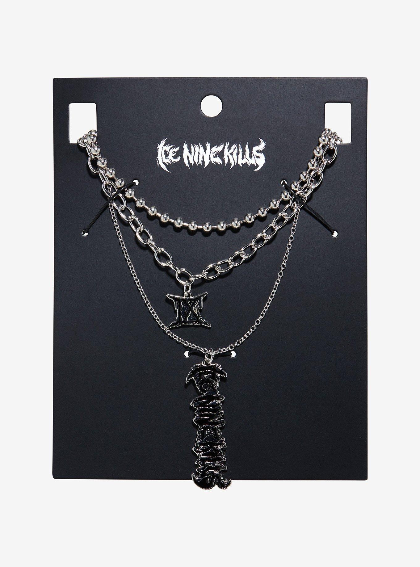 Ice Nine Kills Logo Necklace Set, , hi-res