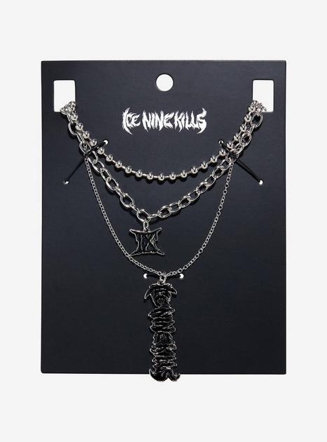 Ice Nine Kills Logo Necklace Set | Hot Topic