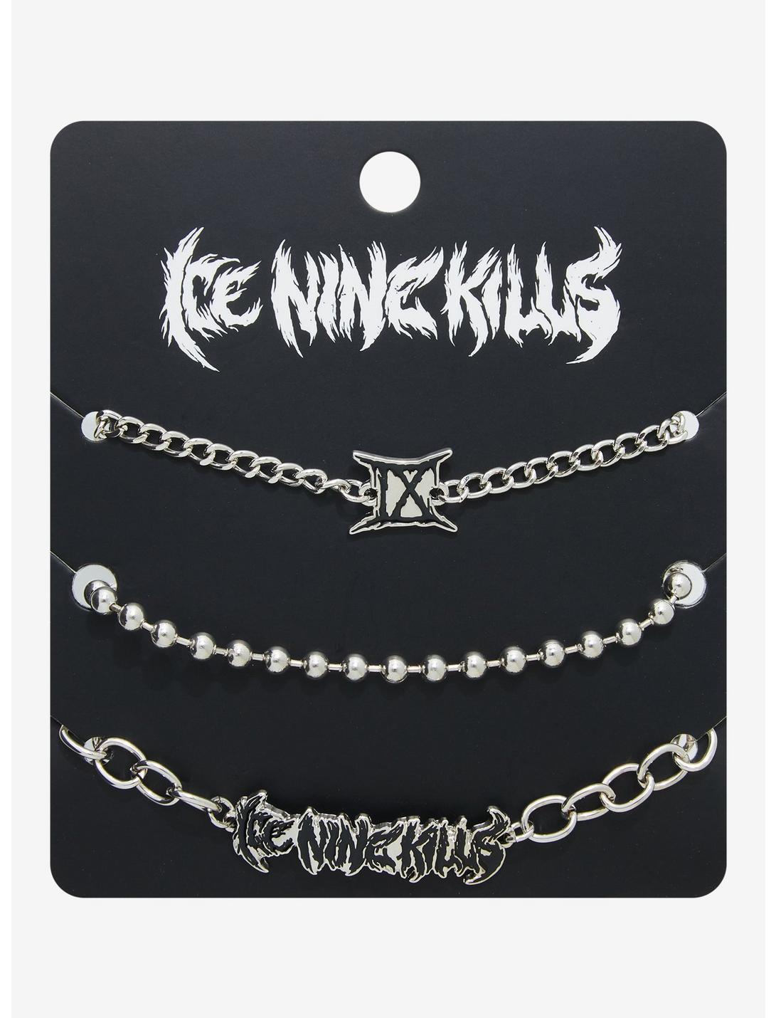 Ice Nine Kills Chain Bracelet Set, , hi-res