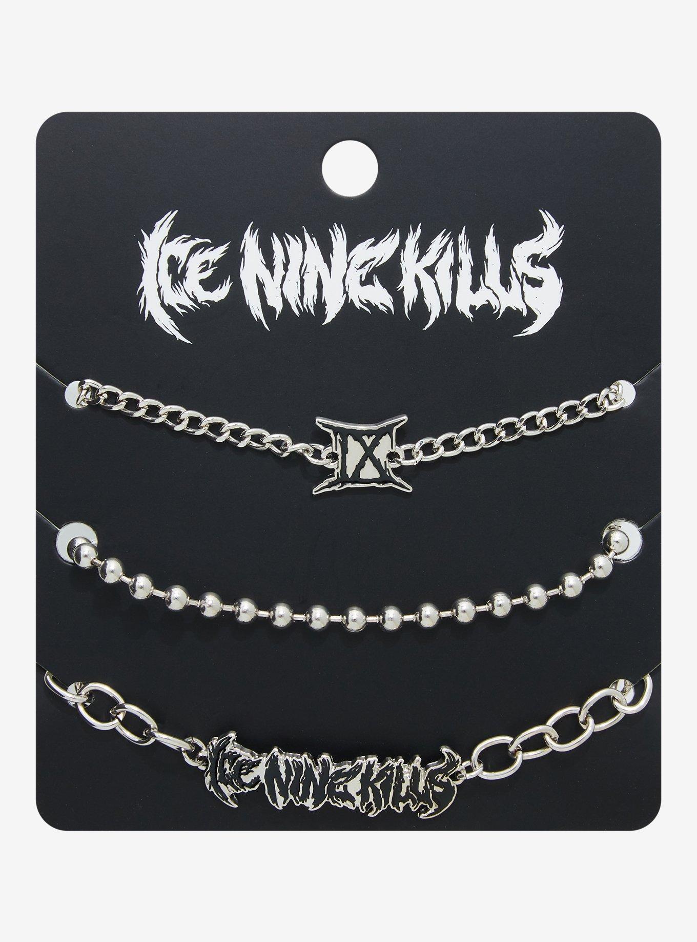 Ice Nine Kills Chain Bracelet Set, , hi-res
