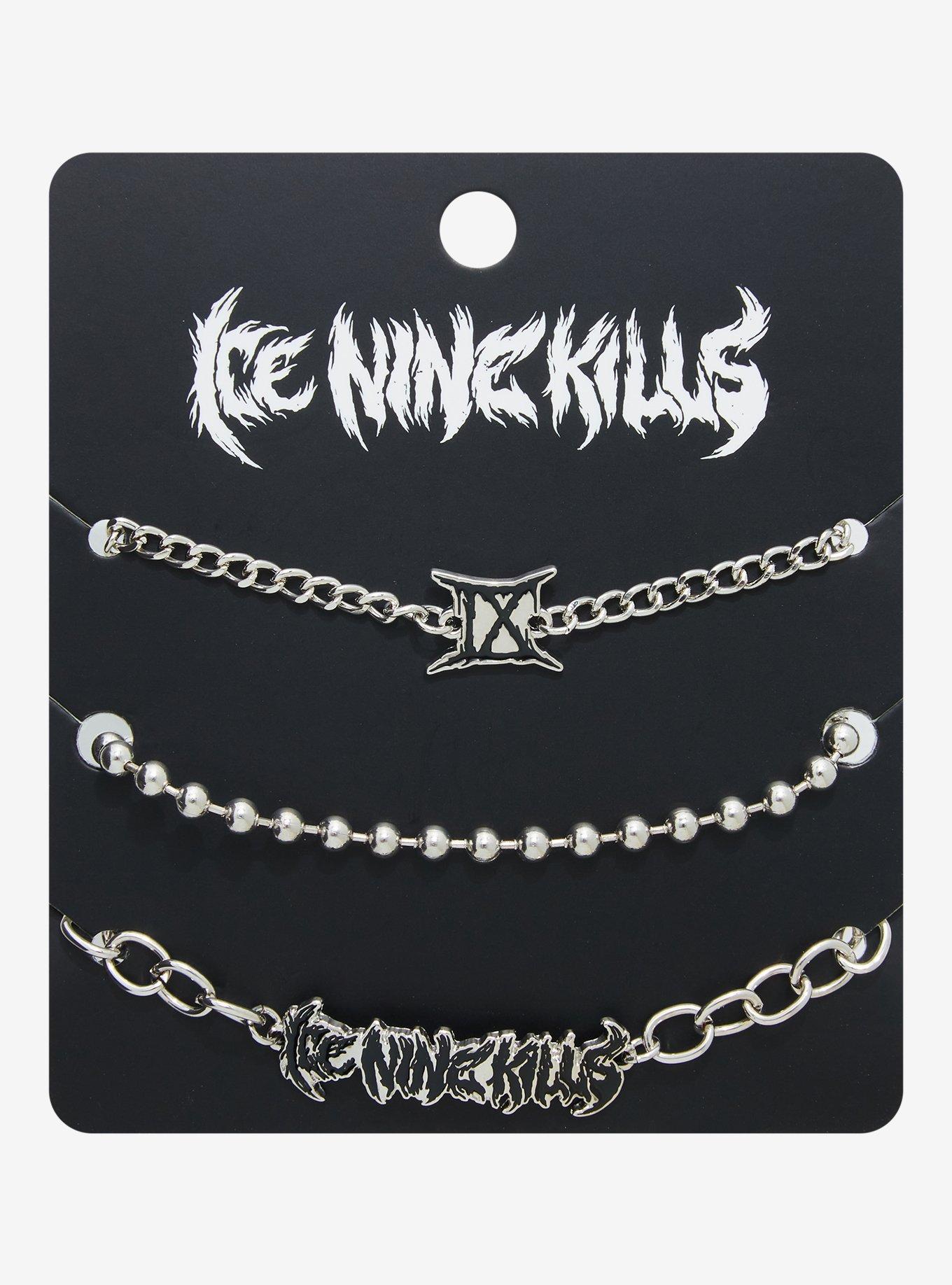 Ice Nine Kills Chain Bracelet Set, , hi-res