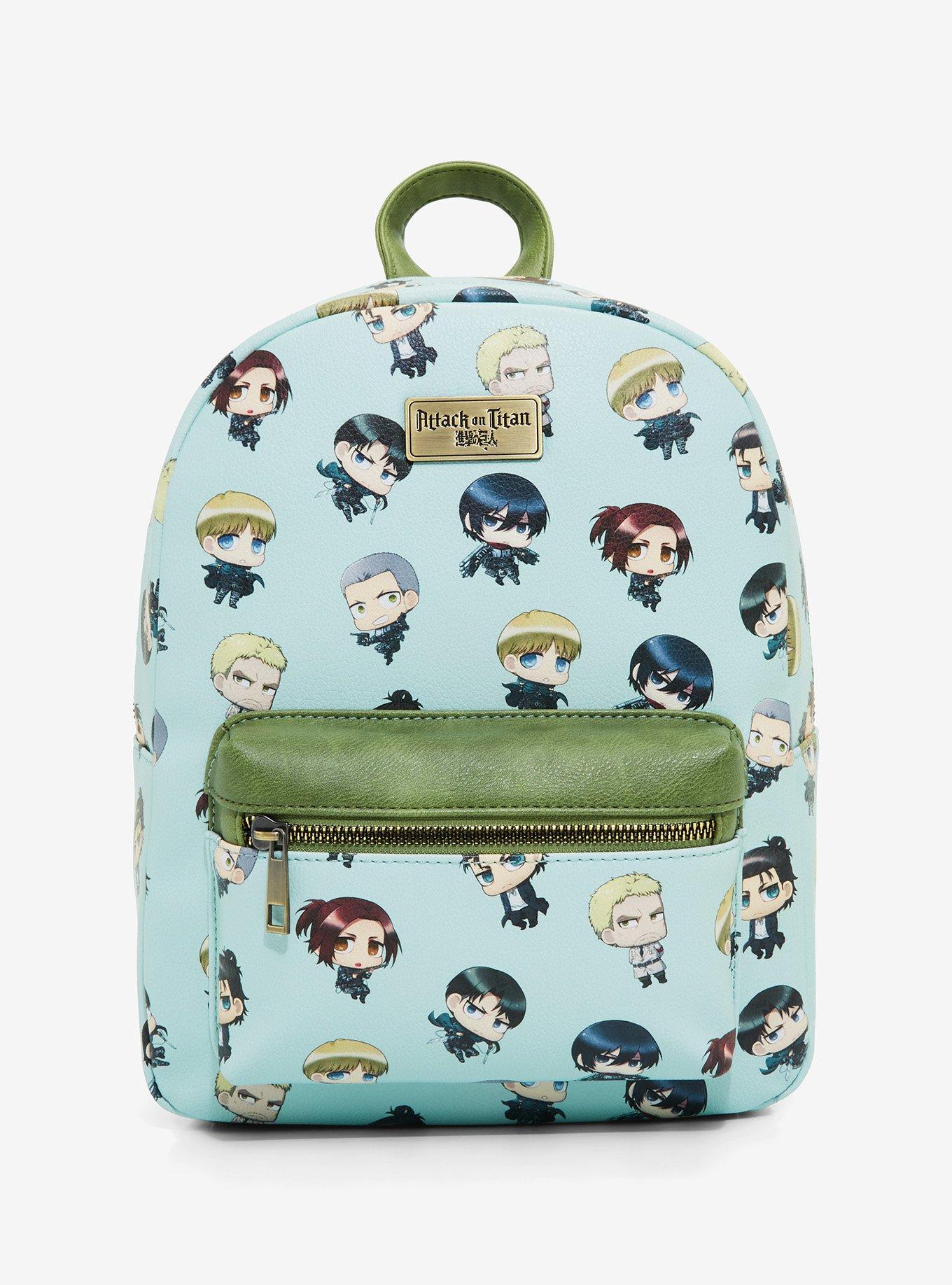 Attack On Titan Chibi Characters Mini Backpack Hot Topic