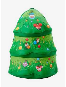 Loungefly Disney Chip 'N Dale Christmas Tree LED Lights Mini Backpack, , hi-res