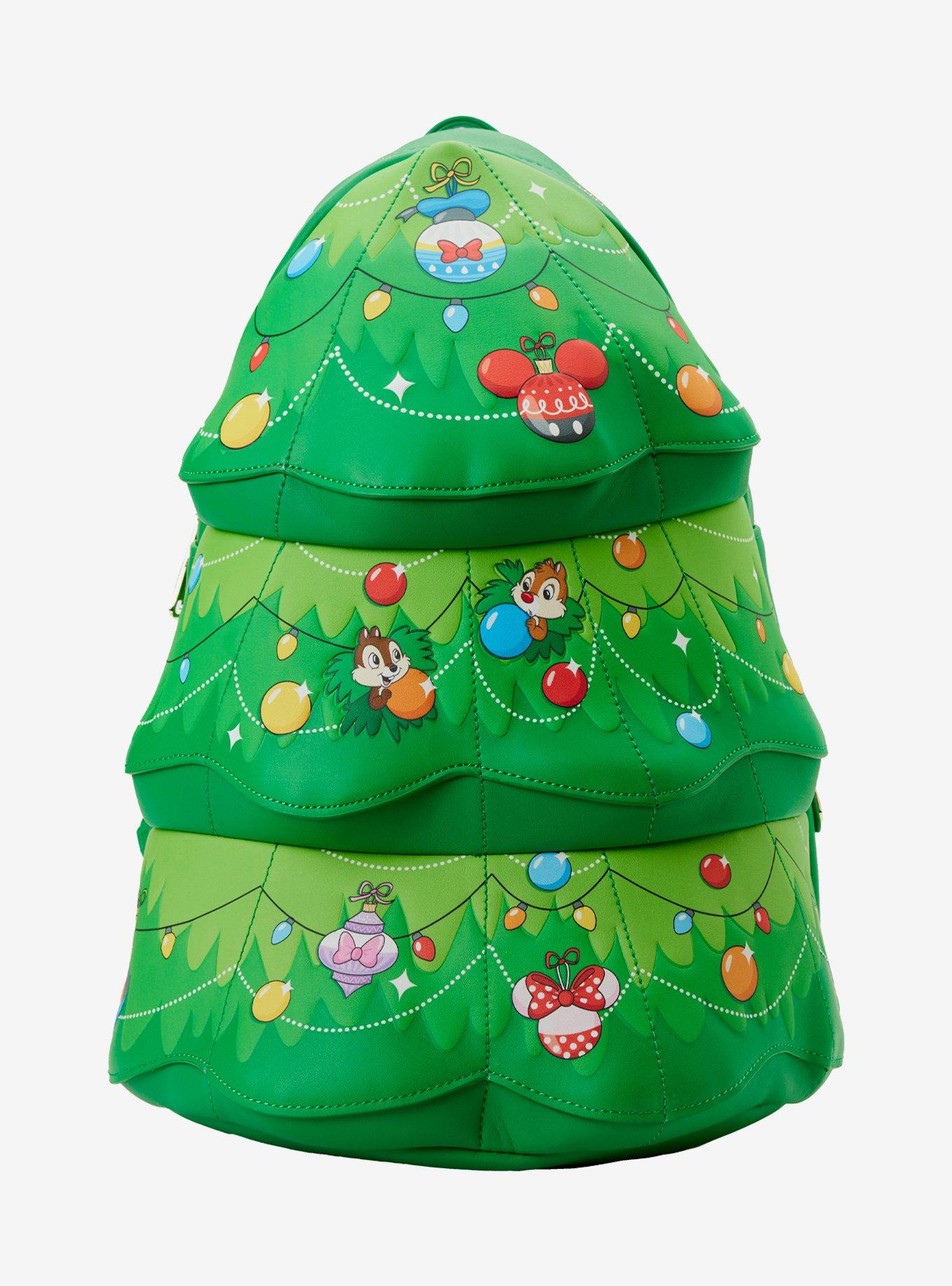 Loungefly Disney Chip 'N Dale Christmas Tree LED Lights Mini Backpack, , hi-res