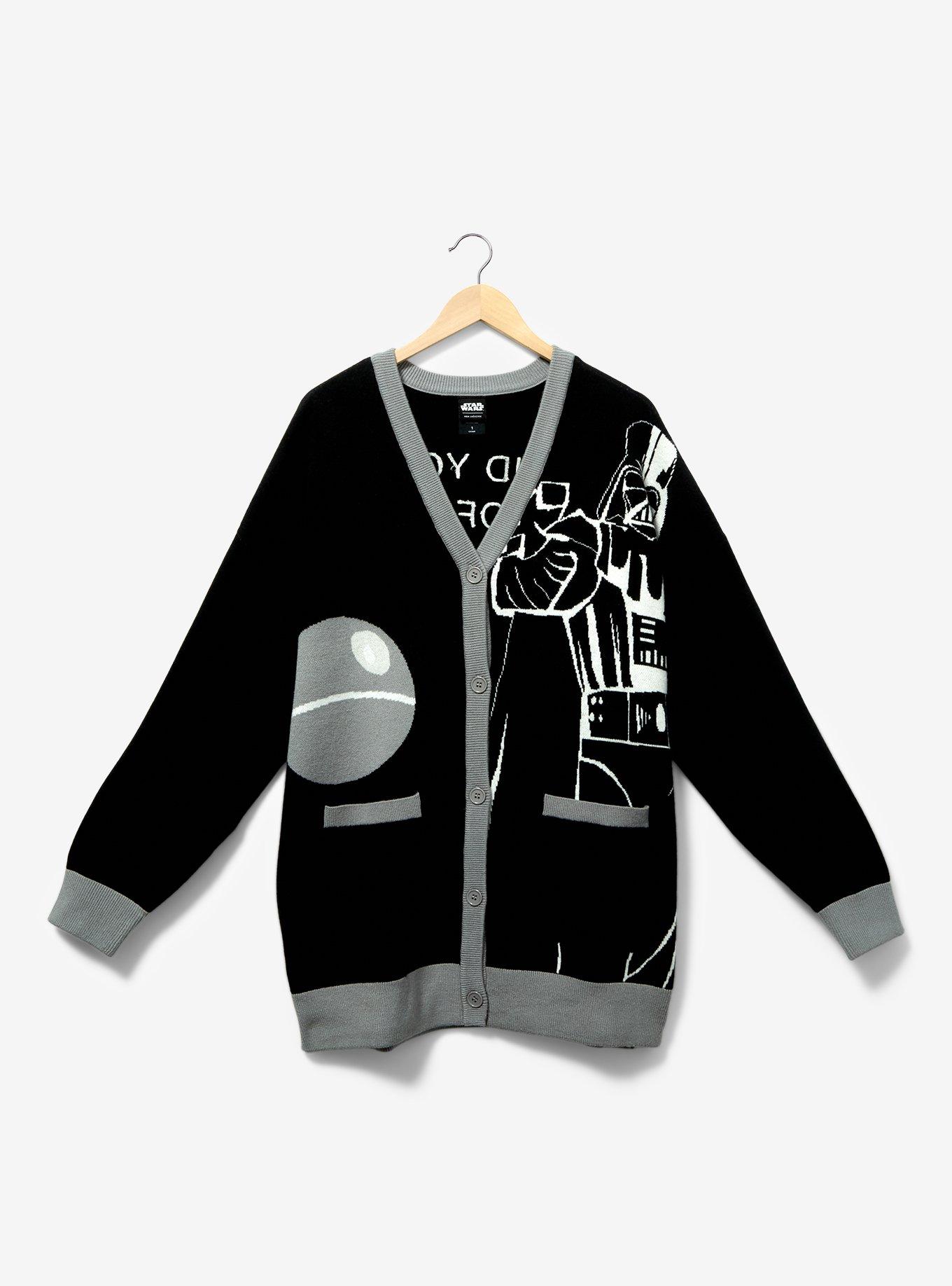 Her Universe Star Wars Darth Vader Portrait Plus Size Cardigan, MULTI, hi-res