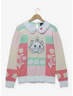Disney The Aristocats Marie Floral Collared Sweater, , hi-res
