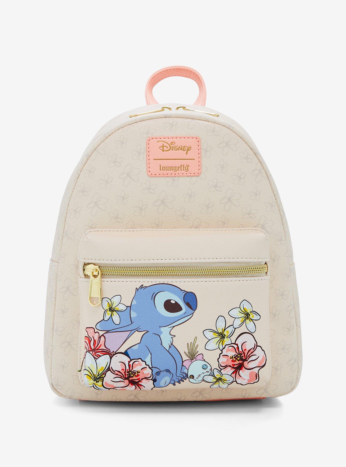 Loungefly disney lilo & stitch floral mini discount backpack