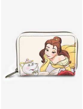 Loungefly Disney Beauty And The Beast Belle & Friends Mini Zipper Wallet, , hi-res