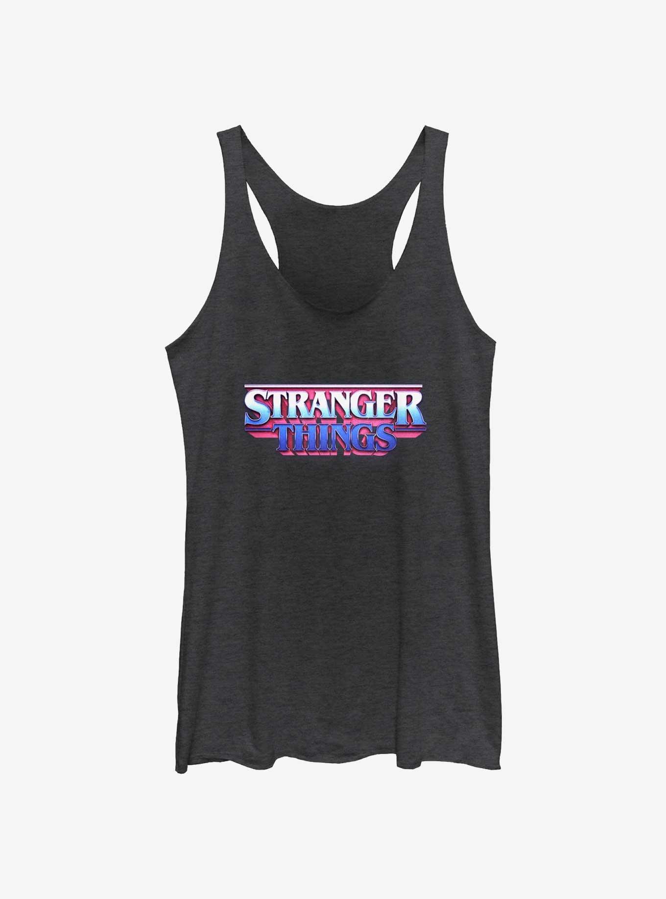 Stranger Things Retro Logo Womens Tank Top, , hi-res