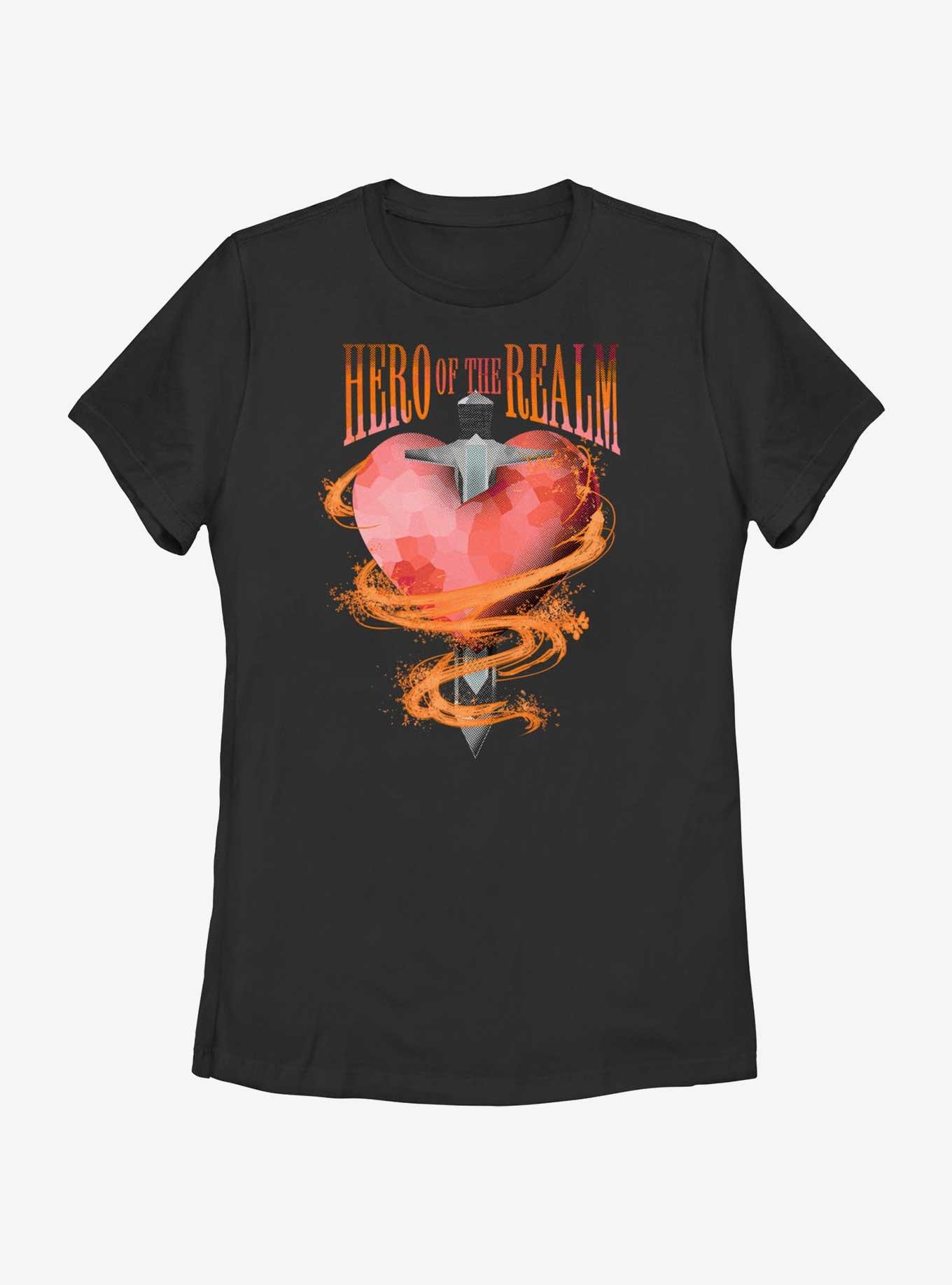 Nimona Hero Of The Realm Womens T-Shirt, BLACK, hi-res