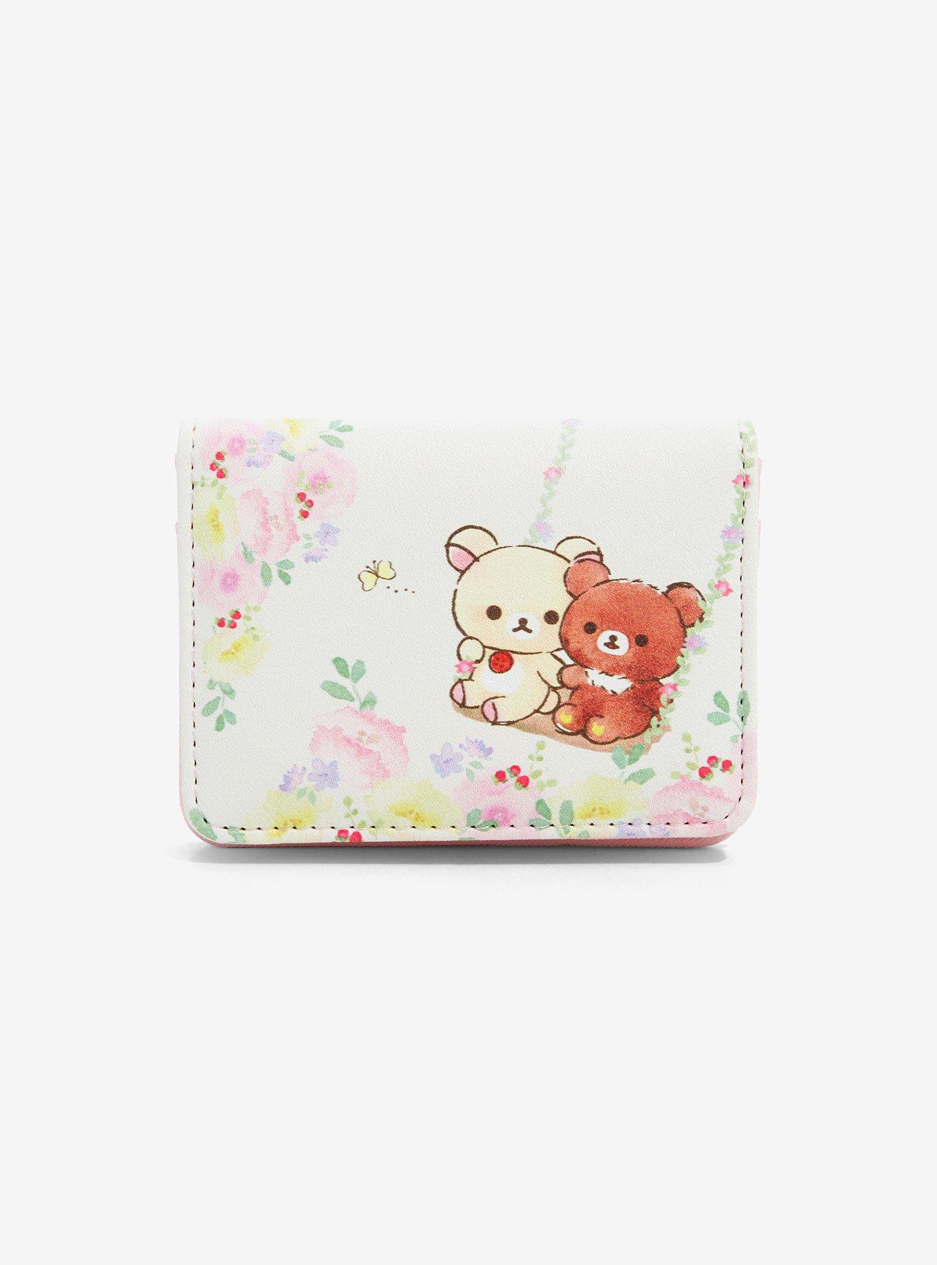 Rilakkuma Korilakkuma & Chairoikoguma Floral Cardholder, , hi-res