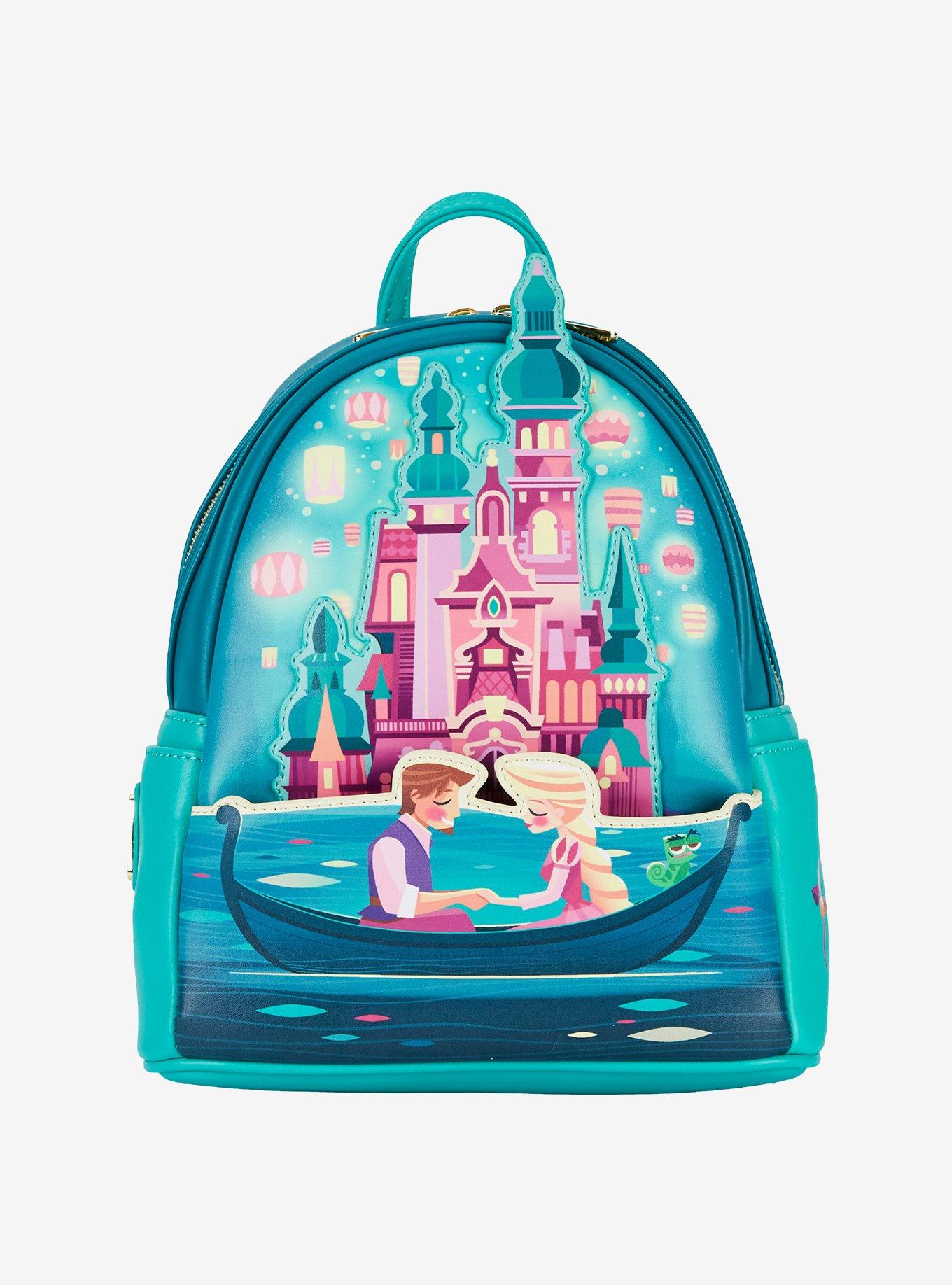 Loungefly Disney Tangled Rapunzel Castle Glow-In-The-Dark Mini Backpack, , hi-res