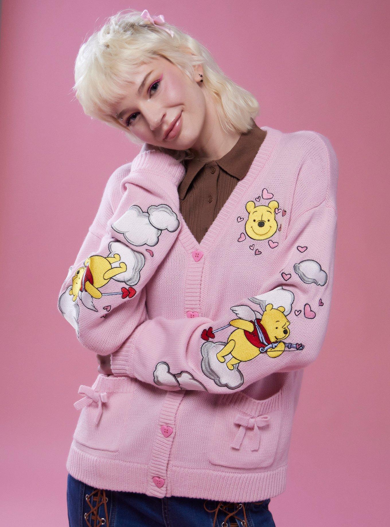 Her Universe Disney Winnie The Pooh Cupid Girls Cardigan | Hot Topic