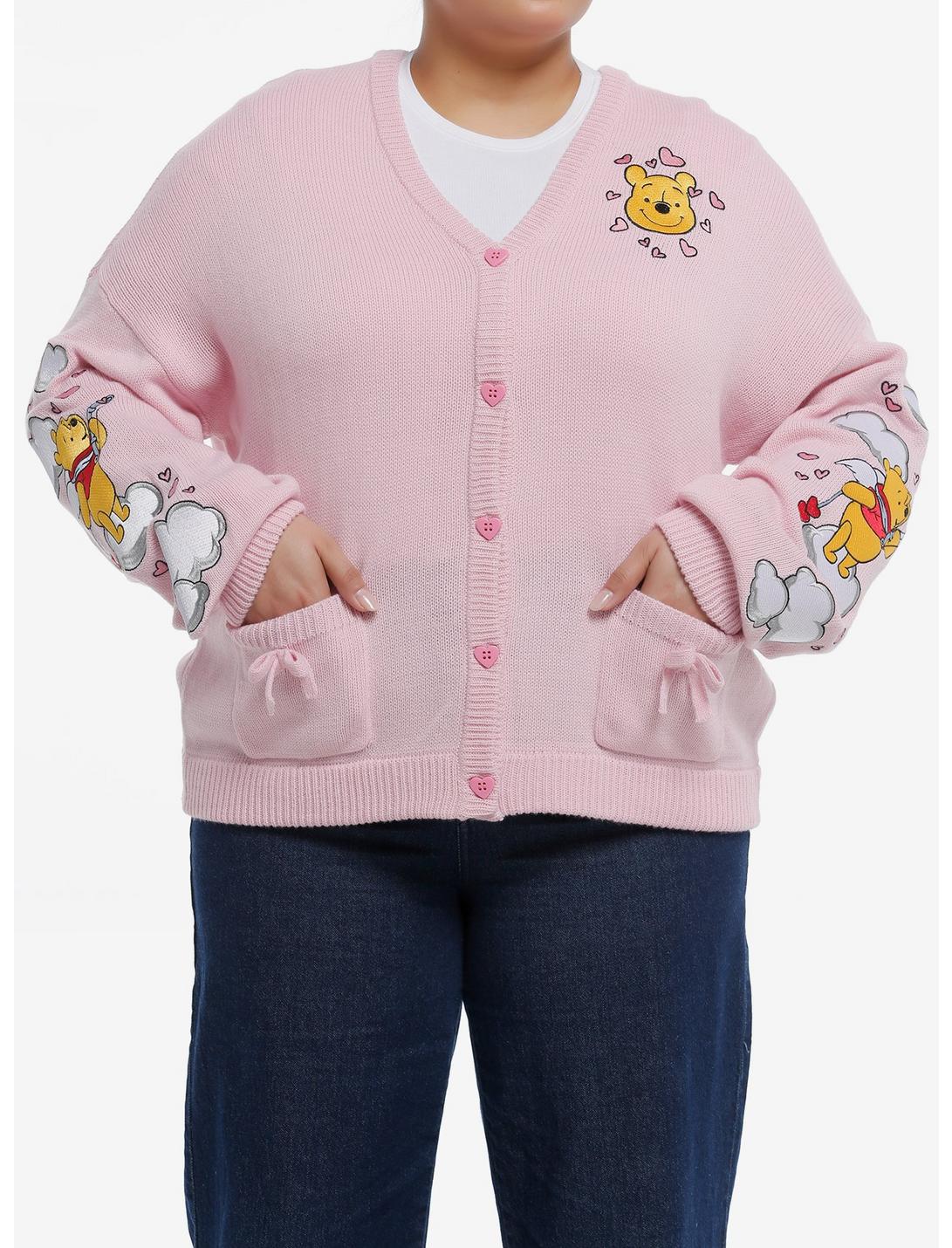 Her Universe Disney Winnie The Pooh Cupid Girls Cardigan Plus Size, MULTI, hi-res