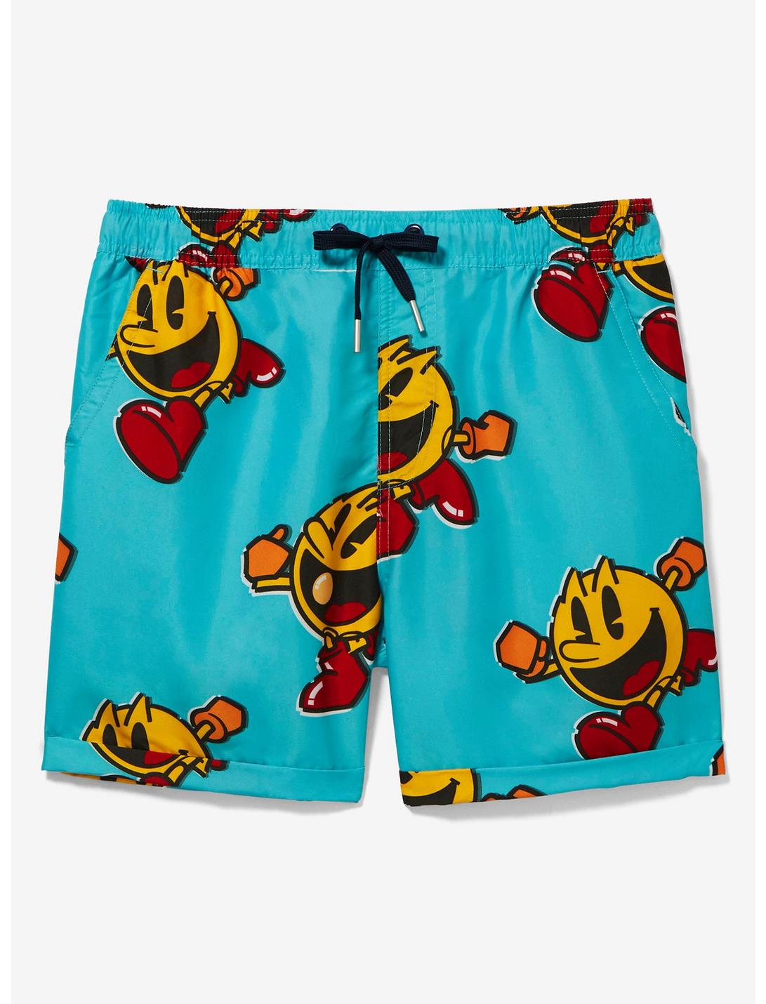 OppoSuits Pac-Man Allover Print Shorts, BLUE, hi-res
