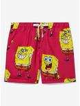 OppoSuits SpongeBob SquarePants Expressions Allover Print Shorts - BoxLunch Exclusive, HOT PINK, hi-res