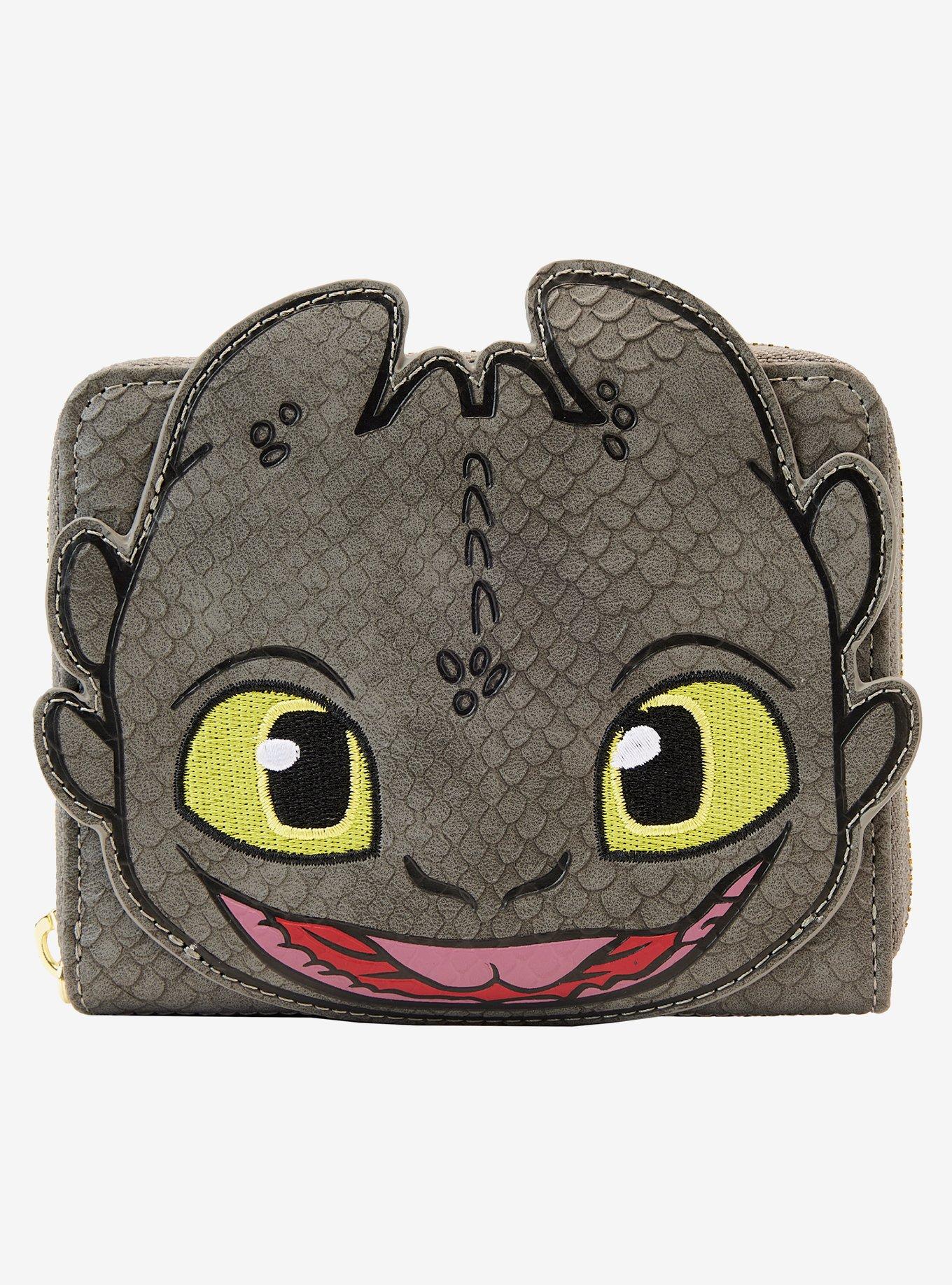 Loungefly How To Train Your Dragon Toothless Zip Wallet, , hi-res