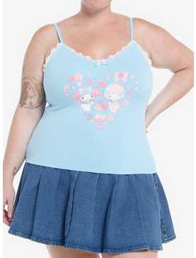 My Melody & My Sweet Piano Lace Girls Cami Plus Size, , hi-res