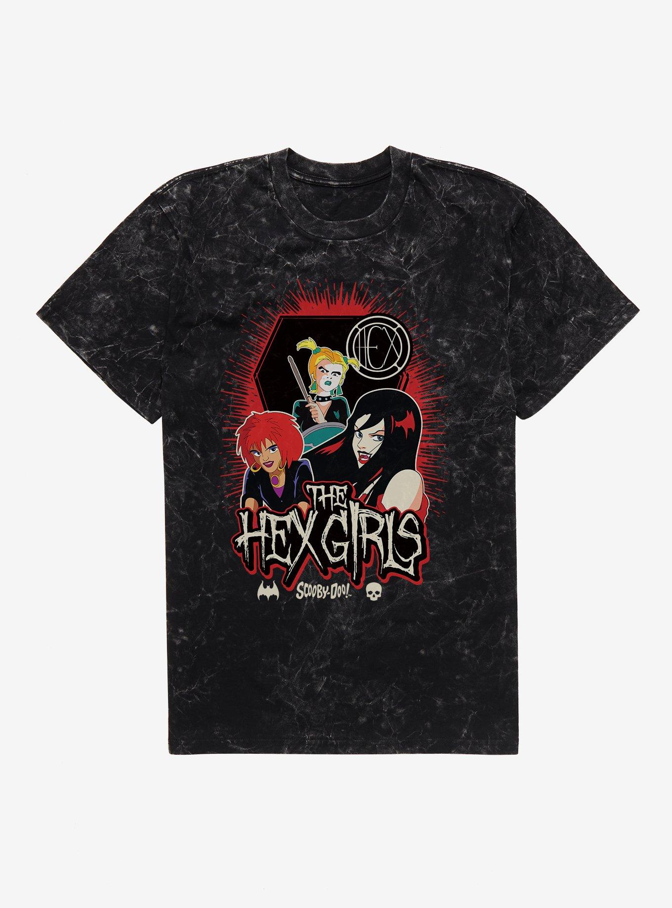 Scooby-Doo The Hex Girls Coffin Logo Mineral Wash T-Shirt, IRL CHEETAH-TAN, hi-res