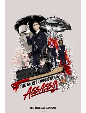 The Umbrella Academy The Most Dangerous Assassin Poster, , hi-res