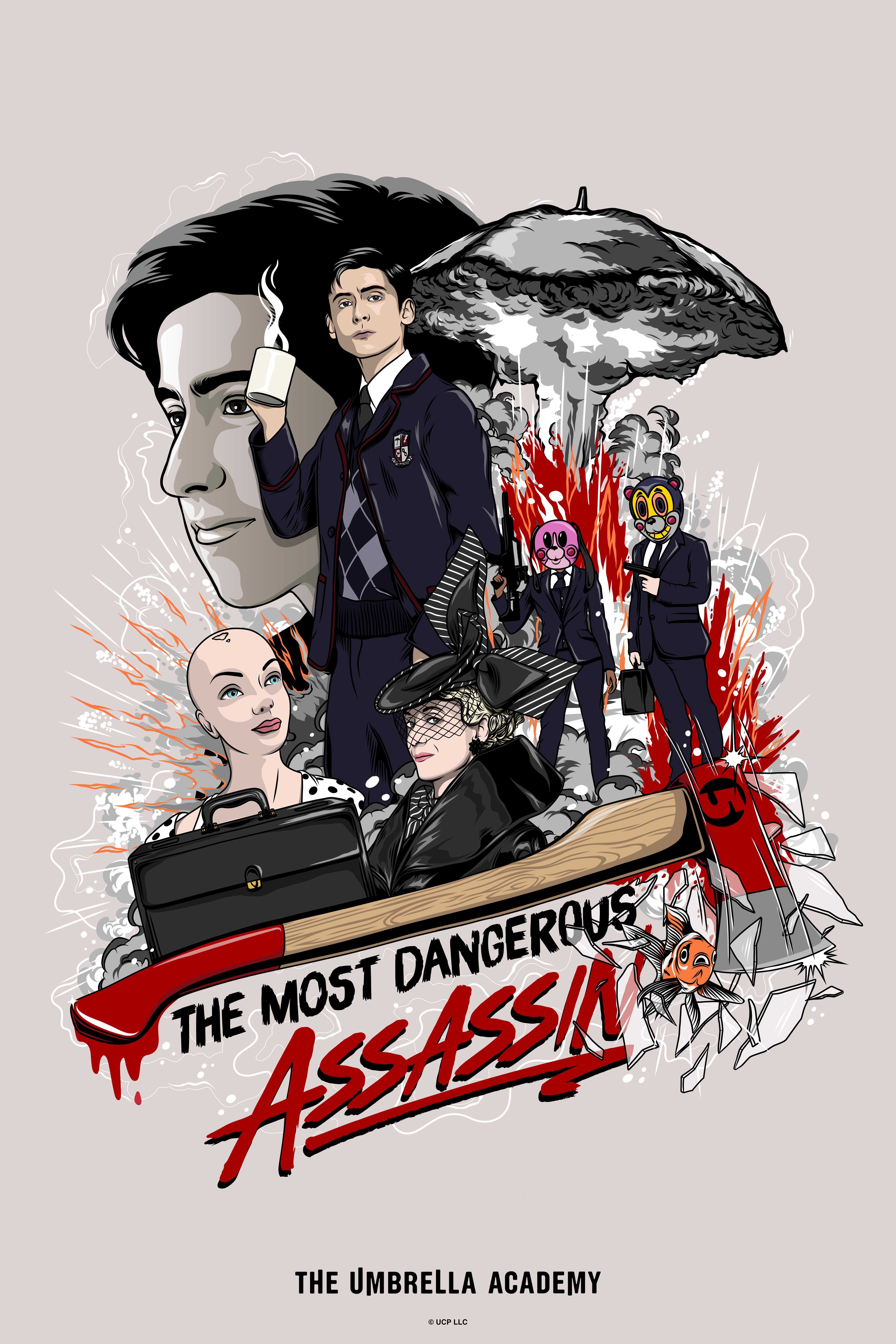 The Umbrella Academy The Most Dangerous Assassin Poster, , hi-res
